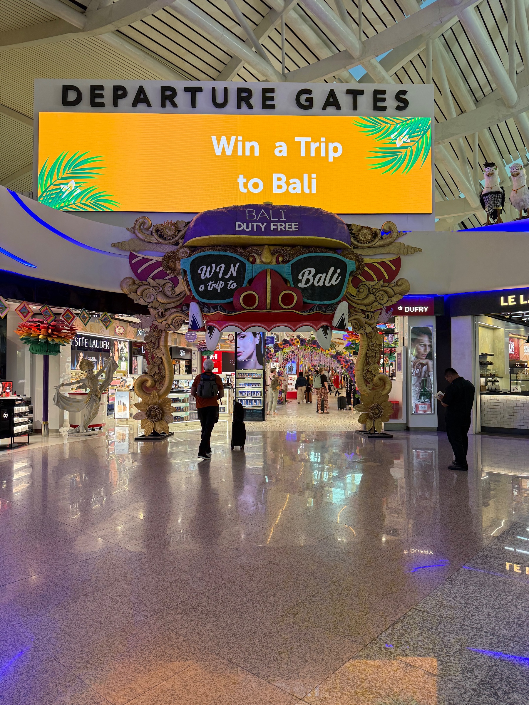 Het vliegveld van Bali